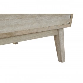 Cassettiera DKD Home Decor 80 x 42 x 80 cm Naturale Bianco Foglia della pianta