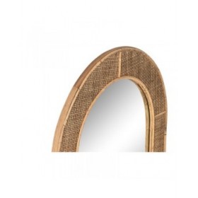 Specchio da parete Home ESPRIT Naturale Scandi 60 x 2 x 94,5 cm