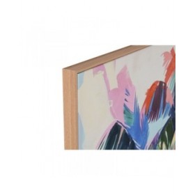 Tela Home ESPRIT Palme Tropicale 90 x 3,5 x 120 cm (2 Unità)