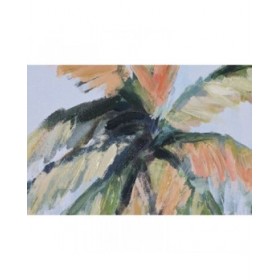 Quadro Home ESPRIT Azzurro Verde Palme Tropicale 120 x 3,5 x 90 cm (2 Unità)