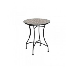 Tavolo aggiuntivo Home ESPRIT Nero Multicolore 60 x 60 x 72 cm