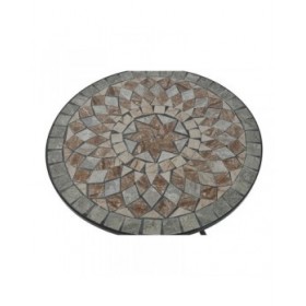 Tavolo aggiuntivo Home ESPRIT Nero Multicolore 60 x 60 x 72 cm