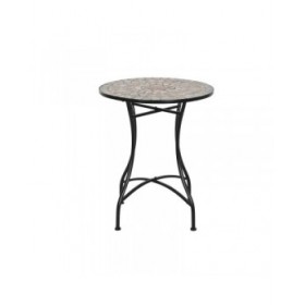 Tavolo aggiuntivo Home ESPRIT Nero Multicolore 60 x 60 x 72 cm