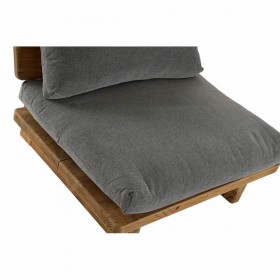 Divano DKD Home Decor Marrone Grigio Poliestere Cotone Legno Pino (95 x 88 x 75 cm)