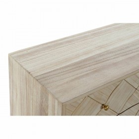 Cassettiera DKD Home Decor Metallo Legno di  paulownia Pino (72.5 x 37 x 65 cm)