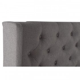 Testiera del Letto DKD Home Decor Grigio Plastica 194 x 20 x 170 cm