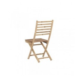 Sedia da giardino Home ESPRIT Marrone Bambù 45 x 55 x 95 cm
