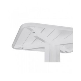 Tavolo con 2 sedie Home ESPRIT Bianco Metallo polipropilene 60 x 60 x 102 cm
