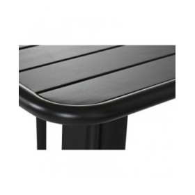 Tavolo con 2 sedie Home ESPRIT Nero Metallo polipropilene 60 x 60 x 102 cm