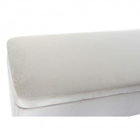 Panca DKD Home Decor Beige Multicolore Dorato Metallo Plastica 109 x 42,5 x 45 cm