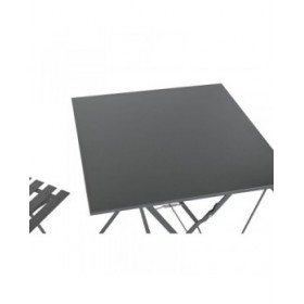 Tavolo con 2 sedie Home ESPRIT Grigio 60 x 60 x 71 cm