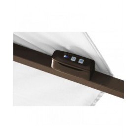 Ombrellone Home ESPRIT Grigio scuro Marrone Chiaro 290 x 350 x 280 cm