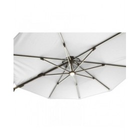 Ombrellone Home ESPRIT Grigio scuro Marrone Chiaro 290 x 350 x 280 cm