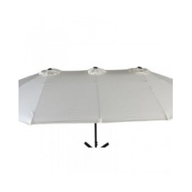 Ombrellone Home ESPRIT Beige Grigio scuro 450 x 262 x 250 cm