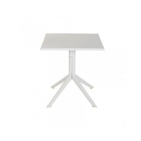 Tavolo da Pranzo Home ESPRIT Grigio Metallo polipropilene 70 x 70 x 75 cm