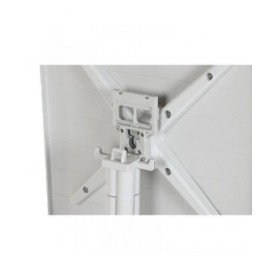 Tavolo da Pranzo Home ESPRIT Grigio Metallo polipropilene 70 x 70 x 75 cm