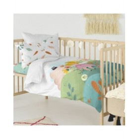 Set di copripiumino HappyFriday Mr Fox Dreaming   Multicolore Culla Neonato 2 Pezzi