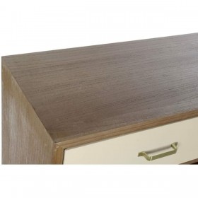 Credenza DKD Home Decor 8424001796823 Naturale Grigio Metallo Crema