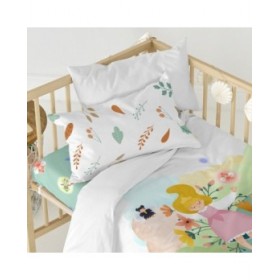 Set di copripiumino HappyFriday Mr Fox Dreaming   Multicolore Culla Neonato 2 Pezzi