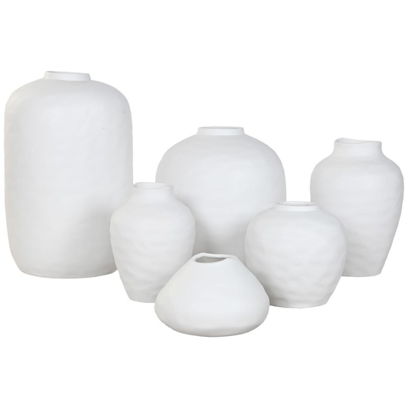 Vaso Home ESPRIT Beige Gres Stile artigianale 26 x 26 x 19 cm
