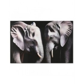 Quadro Home ESPRIT Nero Grigio Stampato 150 x 0,4 x 100 cm