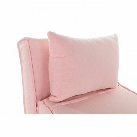Divano Letto DKD Home Decor 8424001799510 Multicolore Rosa chiaro Metallo Moderno Scandi 90 x 90 x 84 cm
