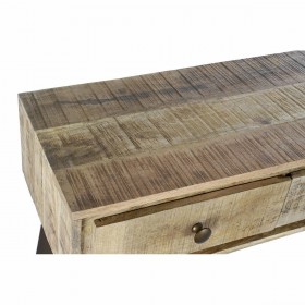 Ingresso DKD Home Decor 130 x 40 x 89 cm Naturale Nero Metallo Legno di mango