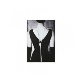 Quadro Home ESPRIT Nero Grigio Stampato 100 x 0,4 x 150 cm