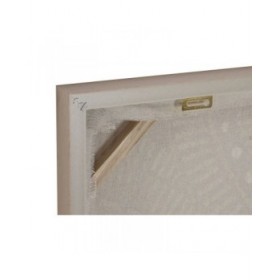 Quadro Home ESPRIT Bianco Beige Cerchi Città 122 x 4,5 x 62 cm (2 Unità)