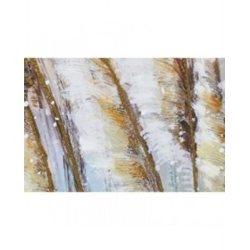 Quadro Home ESPRIT Azzurro Dorato Spiaggia Mediterraneo 80 x 3 x 80 cm (2 Unità)