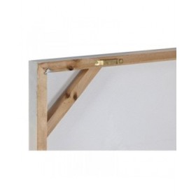 Quadro Home ESPRIT Azzurro Dorato Spiaggia Mediterraneo 80 x 3 x 80 cm (2 Unità)