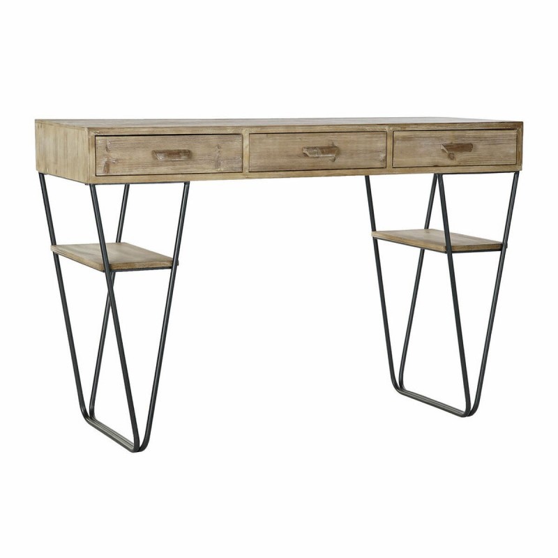 Ingresso DKD Home Decor 8424001808823 Abete Naturale Nero Metallo (120 x 43 x 78 cm)