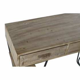 Ingresso DKD Home Decor 8424001808823 Abete Naturale Nero Metallo (120 x 43 x 78 cm)