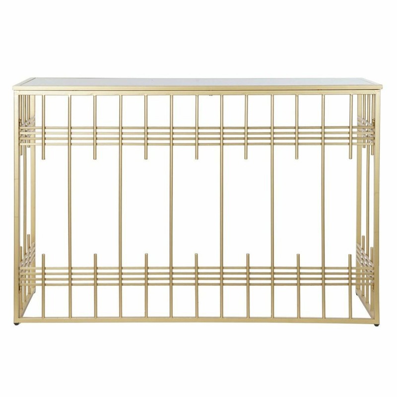 Ingresso DKD Home Decor Cristallo Nero Dorato Metallo 120 x 40 x 81 cm
