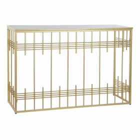 Ingresso DKD Home Decor Cristallo Nero Dorato Metallo 120 x 40 x 81 cm