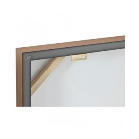 Quadro Home ESPRIT Grigio Arancio Mucca Moderno Laccato 82 x 4,5 x 82 cm (2 Unità)