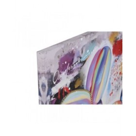 Quadro Home ESPRIT Moderno Cane 80 x 3 x 80 cm (2 Unità)