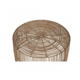 Set di 2 tavoli Home ESPRIT Naturale 70 x 70 x 40 cm