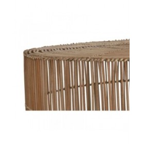 Set di 2 tavoli Home ESPRIT Naturale 70 x 70 x 40 cm