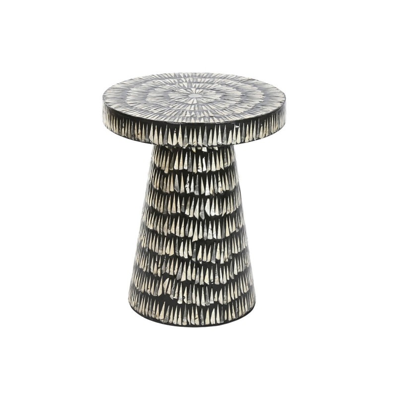 Tavolo aggiuntivo Home ESPRIT Nero Dorato 40 x 40 x 48 cm