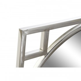 Specchio da parete DKD Home Decor S3023087 Cristallo Argentato Acciaio (70 x 2 x 70 cm)