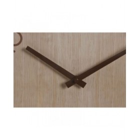 Orologio da Parete Home ESPRIT Naturale PVC 40 x 4 x 40 cm (2 Unità)