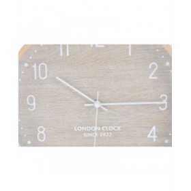 Orologio da Parete Home ESPRIT Beige Grigio PVC 30 x 4 x 30 cm (2 Unità)
