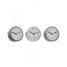 Orologio da Tavolo Home ESPRIT Azzurro Rosa Turchese (3 Unità)