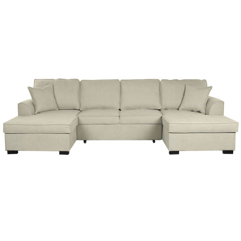 Divano Letto Home ESPRIT Sabbia Moderno 298 x 154 x 92 cm