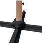 Ingresso DKD Home Decor Nero Metallo Brad Marrone Chiaro (120 x 38 x 78 cm)