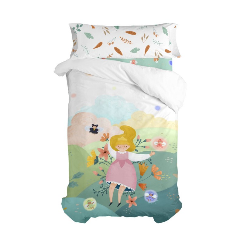 Set di copripiumino HappyFriday Mr Fox Dreaming   Multicolore Singolo 2 Pezzi