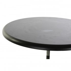 Tavolo aggiuntivo DKD Home Decor 8424001831456 60 x 60 x 105 cm Naturale Nero Metallo Legno