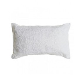 Cuscino DKD Home Decor Bianco Poliestere Floreale 60 x 10 x 40 cm