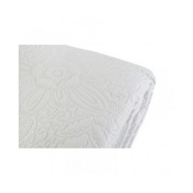 Trapunta DKD Home Decor Bianco Osimano 270 x 270 x 1 cm